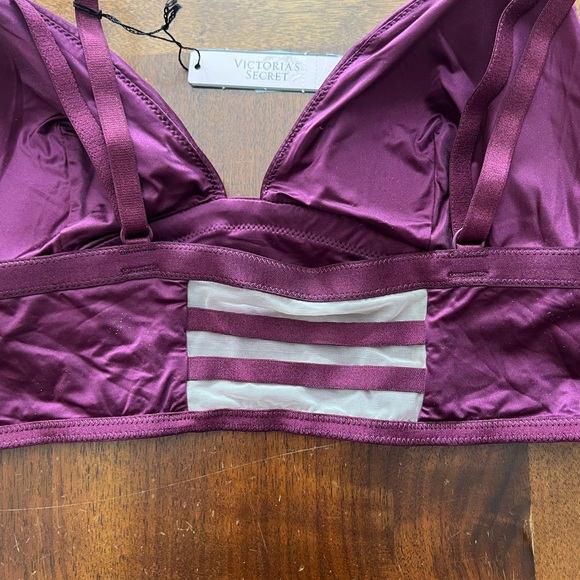 Victoria Secret Purple/Pink Bralette Set Size Medium NWT - Picture 4 of 16